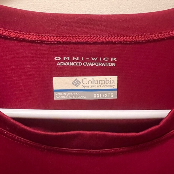 Columbia Red Long Sleeve Shirt - Picture 3 of 3